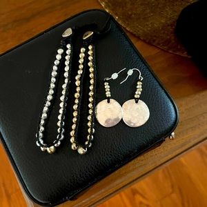 Bracelets earring set, includes all 3 pieces